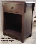 HUDSON end table w Mission style 